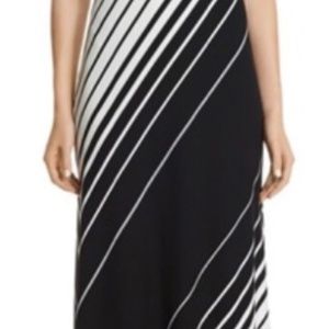 Strapless Abstract Maxi Dress